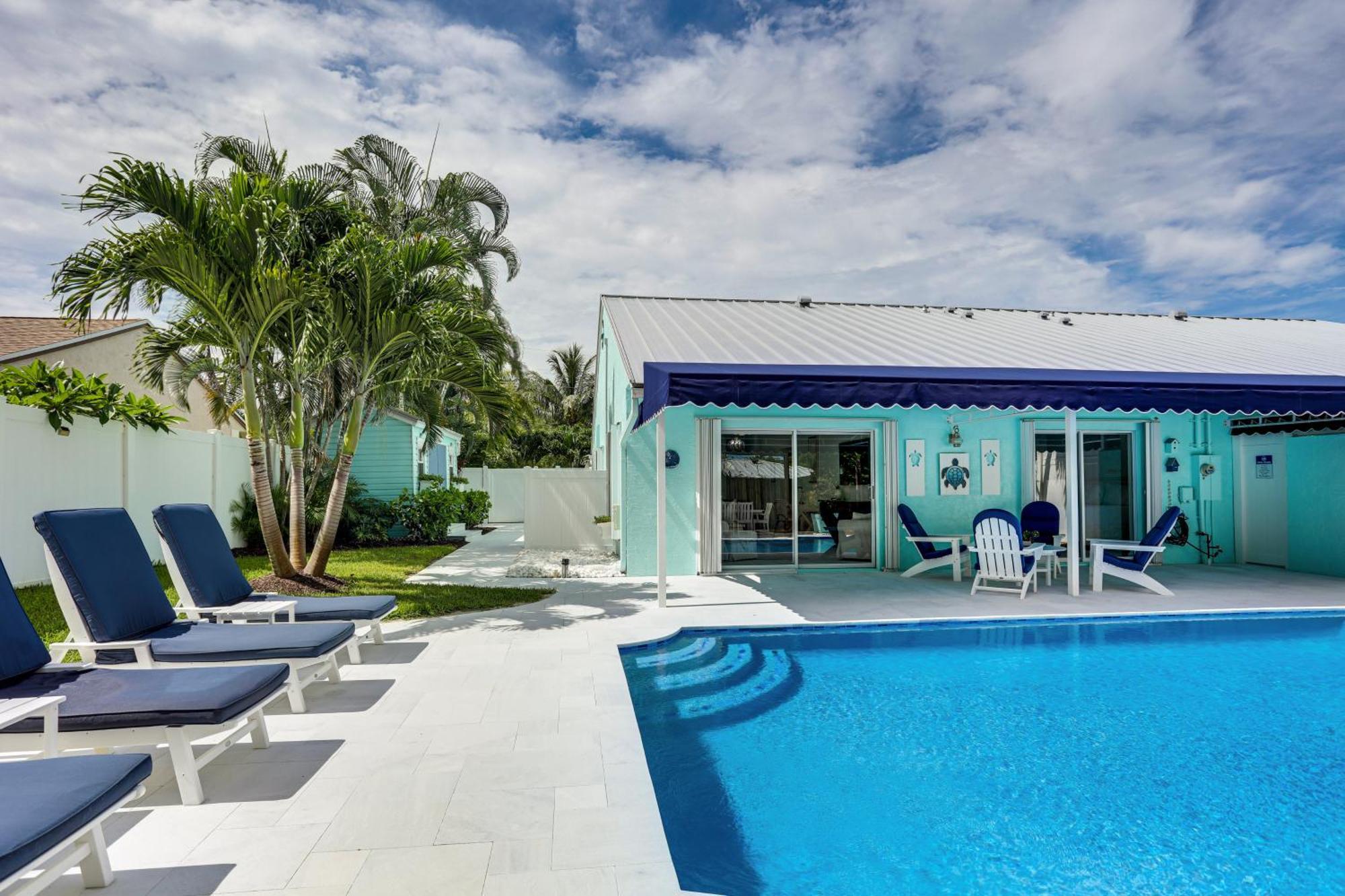 Coastal Villa With Private Yard And Heated Pool! 노스 팜 비치 외부 사진